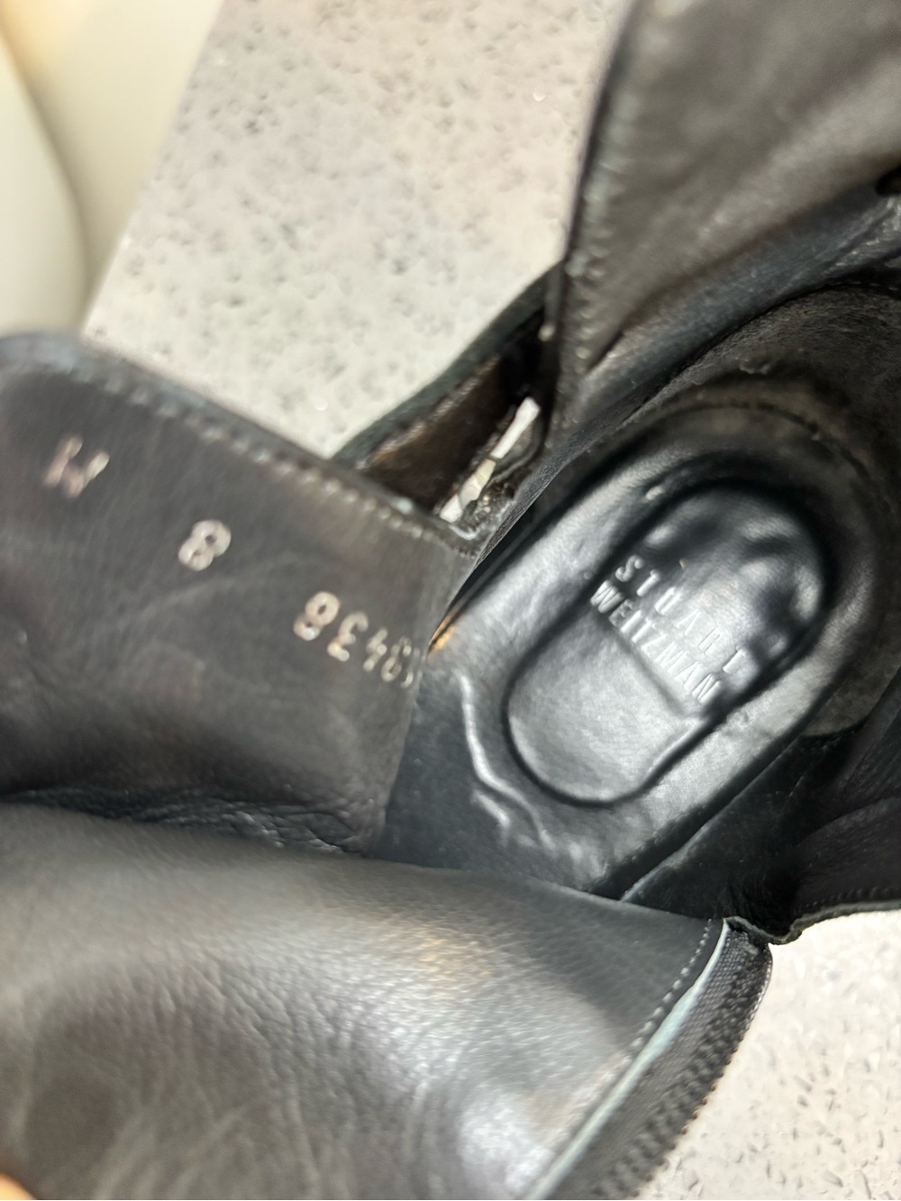 Stuart weitzman Black Studded Leather Ankle Boots - Fashion Boots - Picture 2 of 6